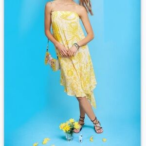 ANTHROPOLOGIE Malibu Strapless Dress NWT